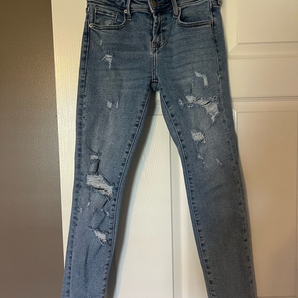 Dear John Blaire Slim Straight Glass Beach Jeans - Picture 14 of 16